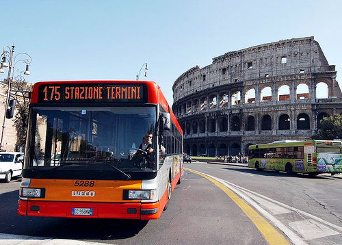 Image result for public bus in rome